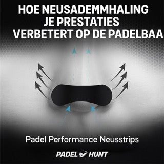 Neusademhaling en zuurstofopname tijdens padelwedstrijd