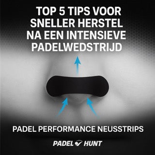 Neusstrip voor slaap en herstel na padel
