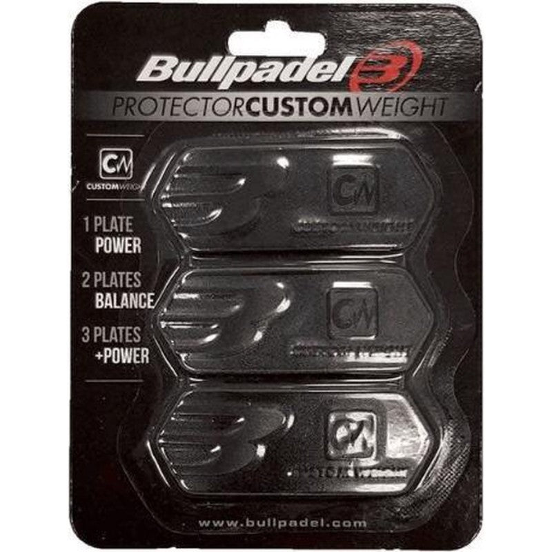 Padel Hunt - Pas het gewicht en de balans van je padelracket aan met de Bullpadel Protector Custom Weight. Eenvoudige montage bovenop het racket – ideaal voor meer controle of power.