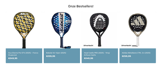 De bestsellers van Padel Hunt op een rij