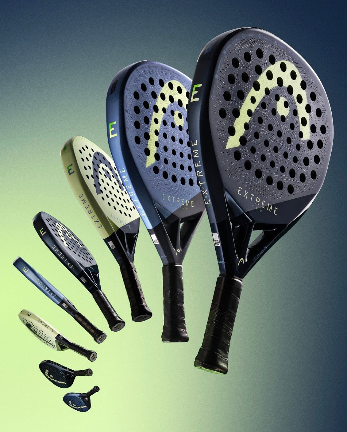 Head Extreme Pro Motion Team Collection waaier 2026 padelracket diamantvorm voor maximale power