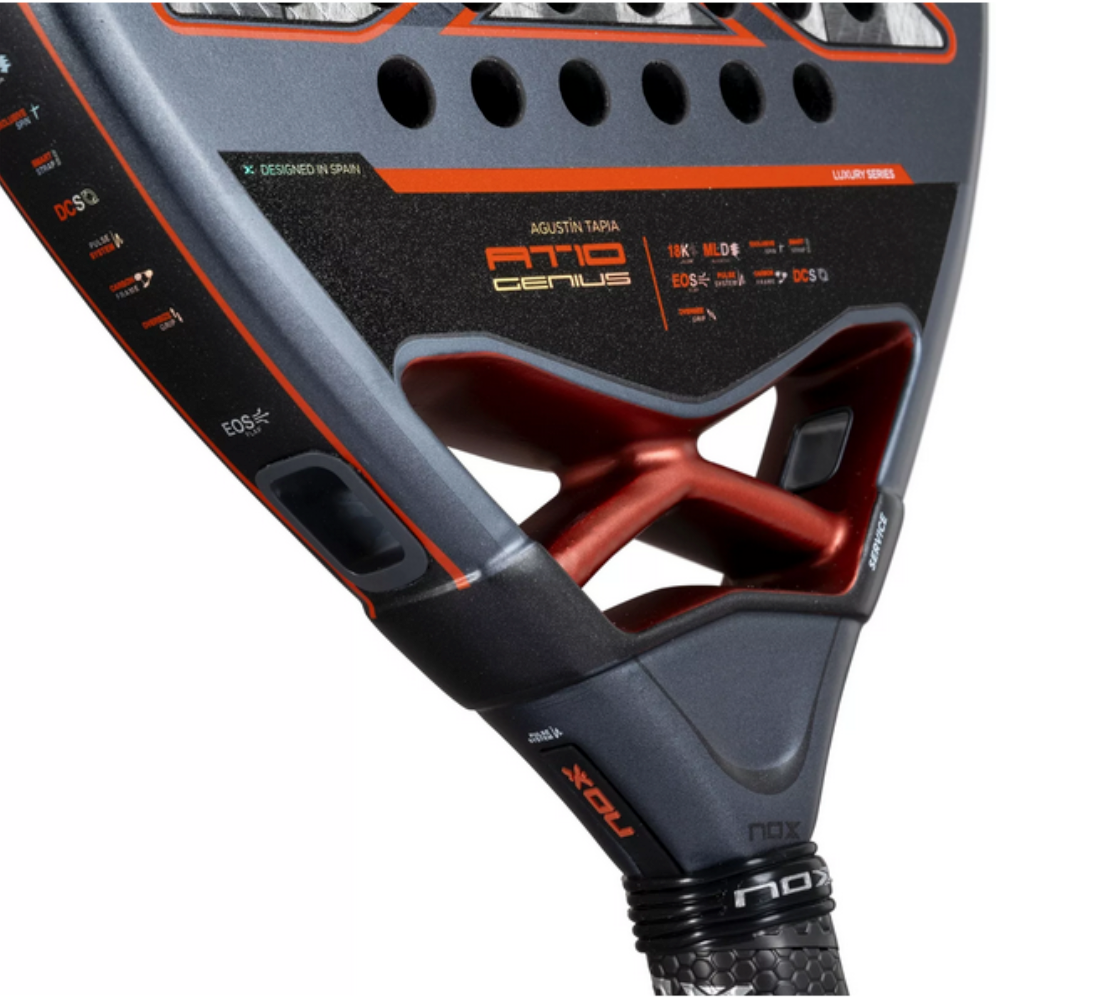 Nox AT10 Genius 18K By Agustin Tapia (2025) beste padel racket 2025 goedkoop