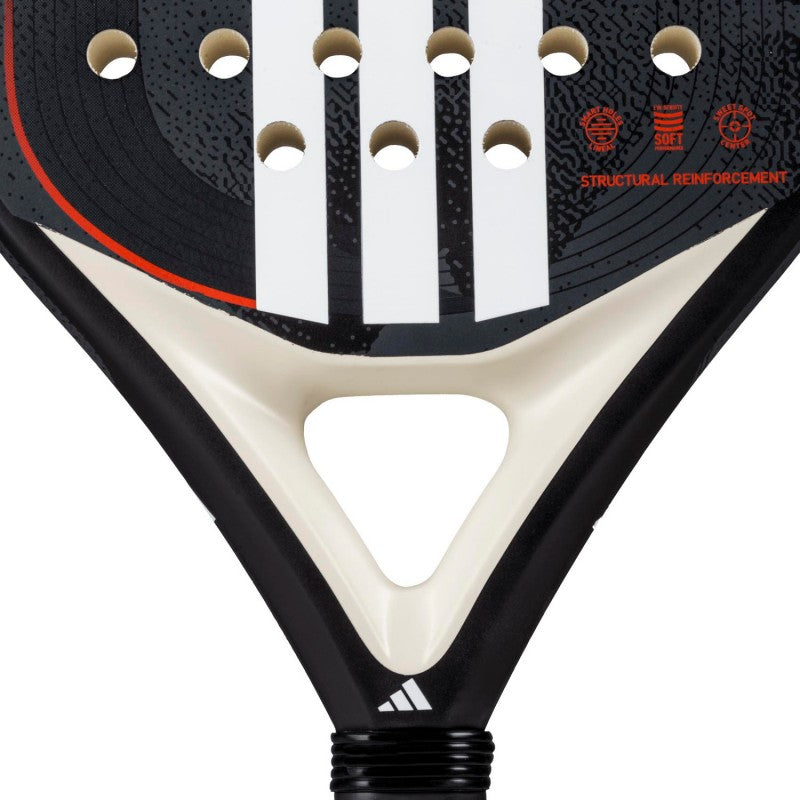 adidas Drive Black 3.4 padelracket met glasvezel frame