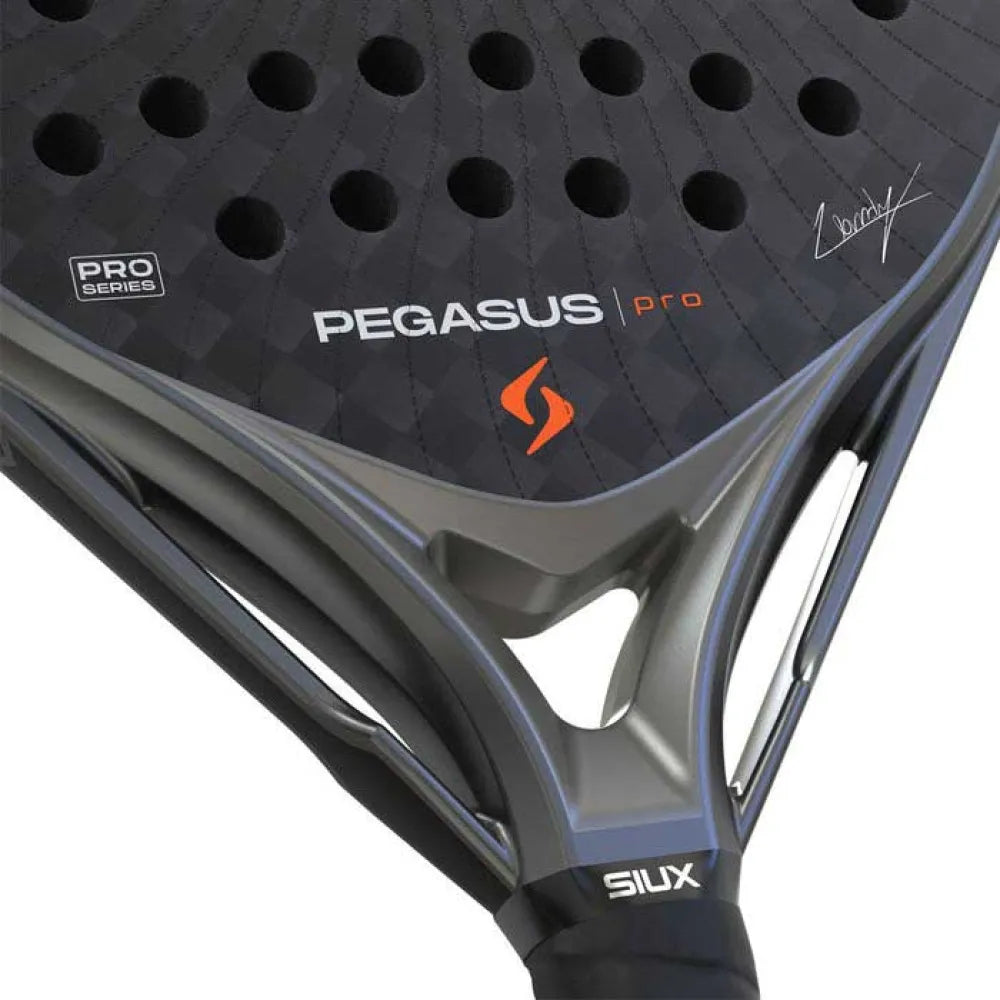 Siux Pegasus Pro 2026 12K carbon blad close-up hals