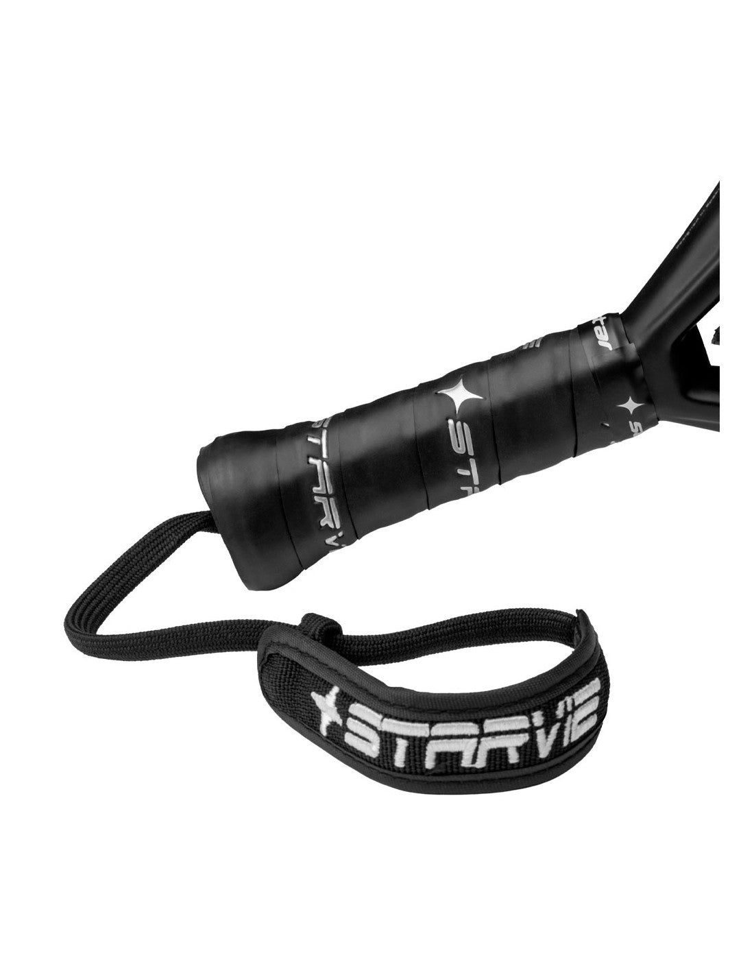 Black Titan 2026 padelracket hybride vorm 24K Carbon Master grip en koord